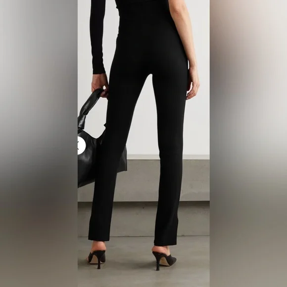 LESET Rio Stretch Ponte Slim Black Pants - Picture 4 of 6